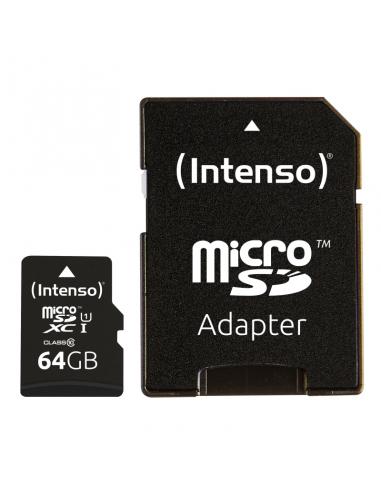 Intenso 3423490 Micro SD UHS-I Premium 64GB c/adap