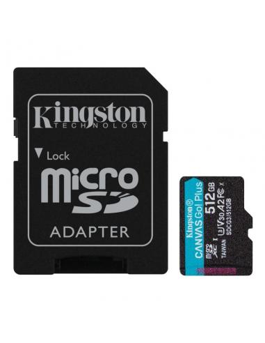 Kingston SDCG3/512GB microSD A2 clase 10 512GB c/a