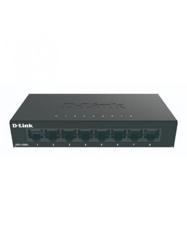 D-Link DGS-108GL Switch 8xGB Metal Plug&Play