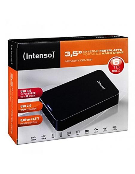 Intenso HD 6031514 6TB 3.5" USB 3.0 Negro