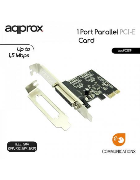 approx! APPPCIE1P Tarj.Cont. 1 Paralel PCI-E LP&HP