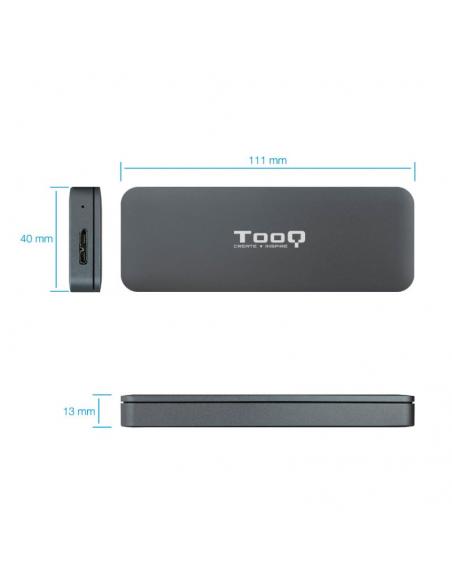 Tooq Caja Externa para discos SSD M.2 NGFF USB
