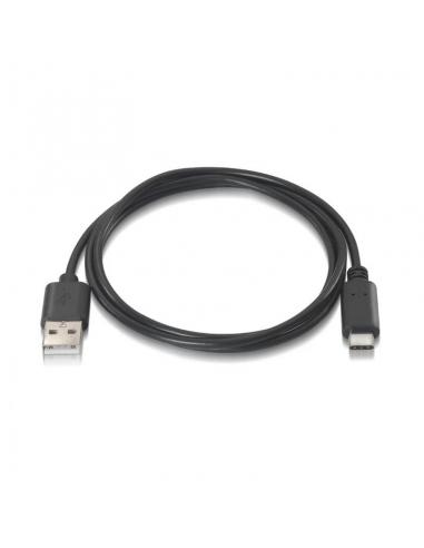 Aisens Cable USB 2.0 3A USB-C/M-A/M negro 1.0m