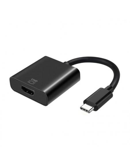 Aisens Conversor USB-C/M a HDMI/H 4K Negro 15Cm