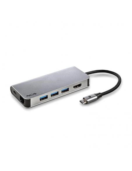 NGS Adaptador multipuerto USB-C  8 EN 1