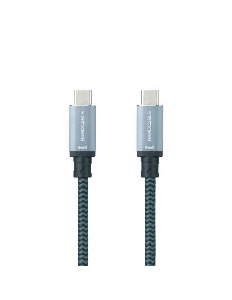 Nanocable Cable USB 3.1GEN2 5A USB-C/M-USB-C/M 1 M