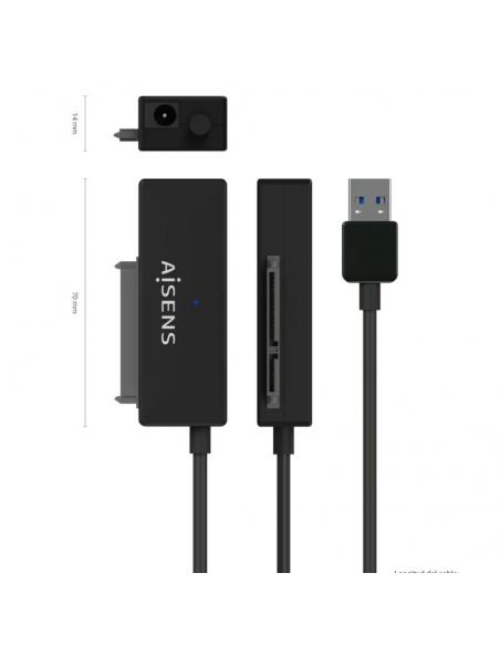 Aisens  Adaptador SATA a USB-A 3.0 Discos 2.5/3.5