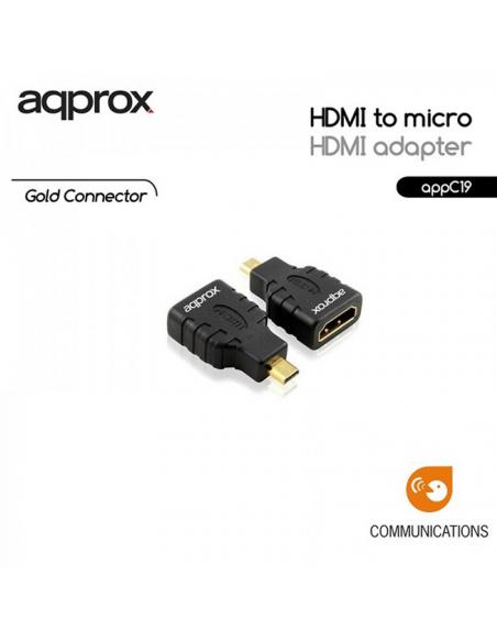 approx APPC19 Adaptador  HDMI a Micro HDMI