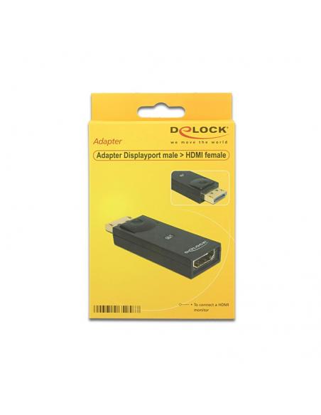 Delock Adaptador DisplayPort 1.1 Macho HDMI Hembra