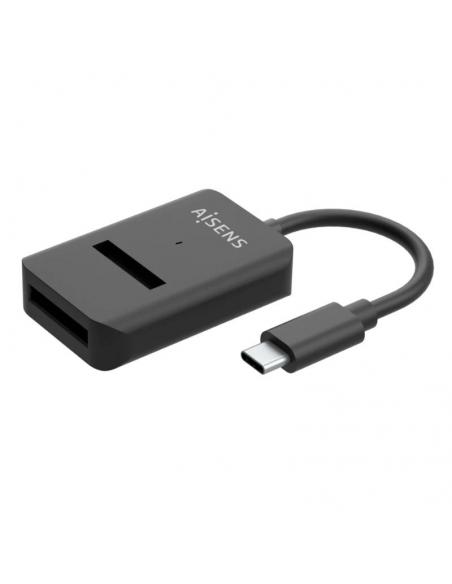 Aisens USB-C Dock M.2 Sata/Nvme-Usb3.1 Gen2 Negra