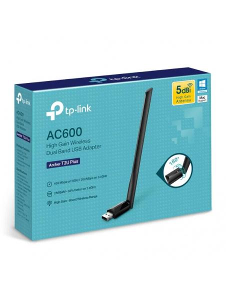 TP-Link Archer T2U Plus Adaptador WiFi AC600 USB