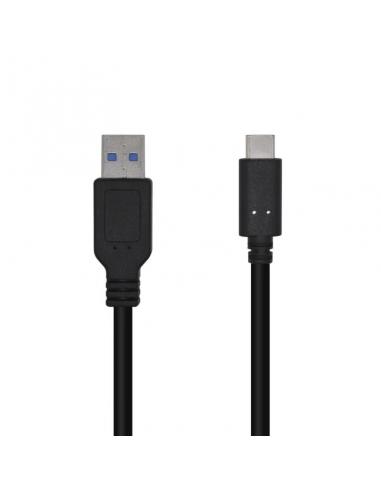 Aisens Cable USB 3.1 Gen2 10G3A C/M-A/M Negro 0.5M