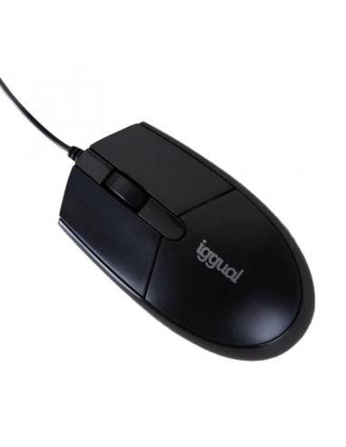 iggual Ratón óptico COM-BASIC3-800DPI negro