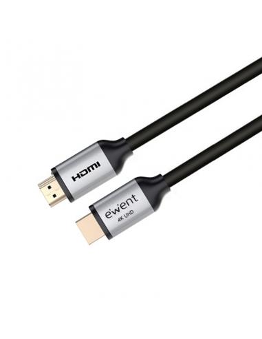 Ewent Cable HDMI 2.0 4K, Ethernet 1,8m