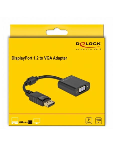 Delock Adaptador Displayport 1.2 macho a VGA15 pin