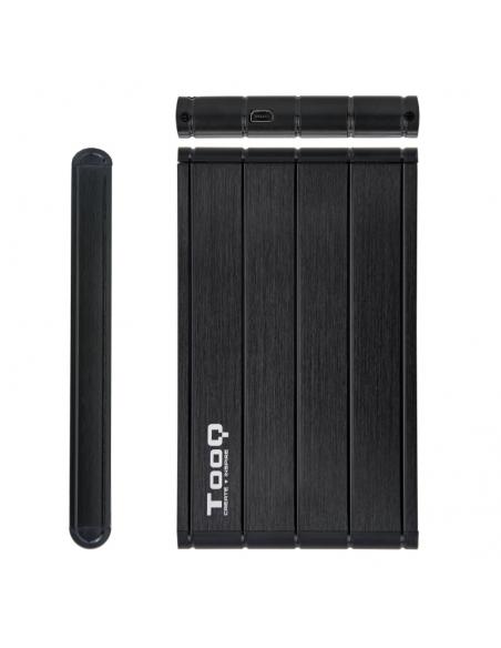TooQ TQE-2530B caja HDD 2.5" SATA3 USB 3.0 Negra