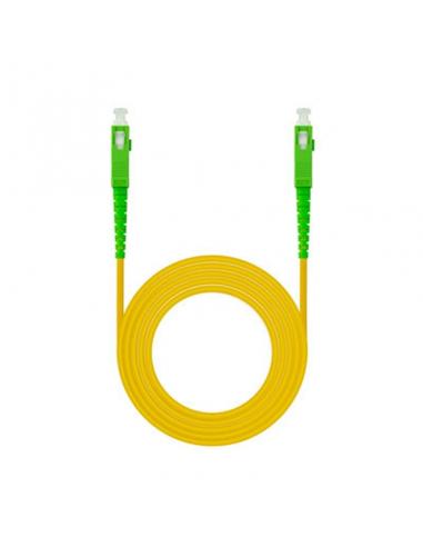 Nanocable Cable fibra SC/APC LSZH Amarillo 20m