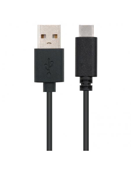 Nanocable Cable USB 2.0 3A Tipo USB-C/M-A/M 2 M