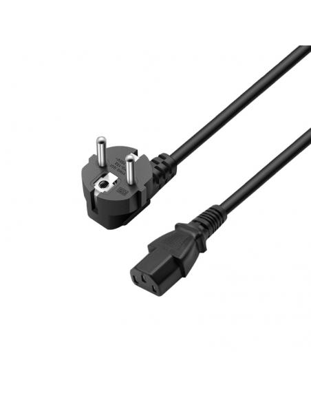 Ewent Cable alimentación 1,8m (IEC320 to C13)