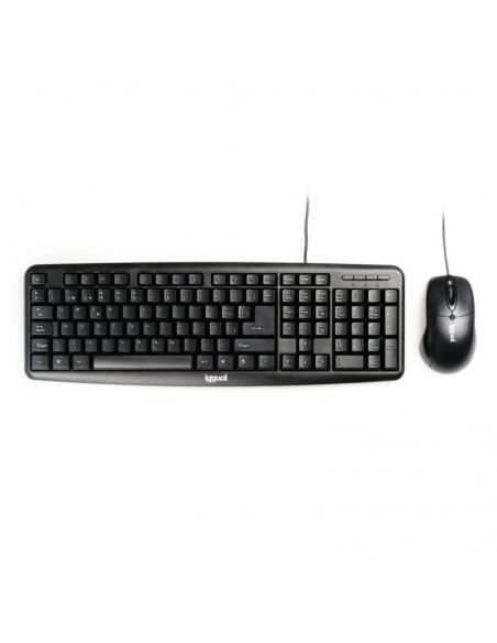 iggual Kit teclado y ratón COM-CK-BASIC negro