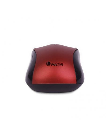 NGS Ratón Óptico WIRED RED