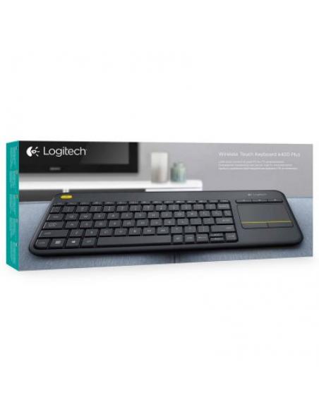 Logitech Teclado K400 920-007137 Plus Touch Negro