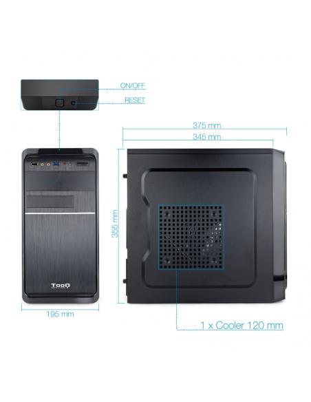 Tooq Caja Micro ATX TQC-4735U3C-B 500W USB3.0