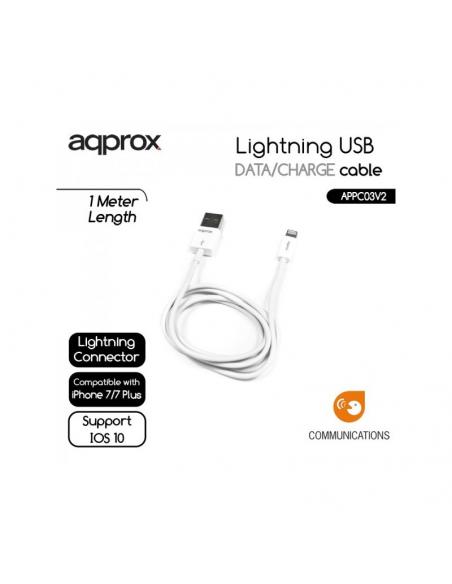 approx APPC03V2 Cable de datos/carga LIGHTNING/USB