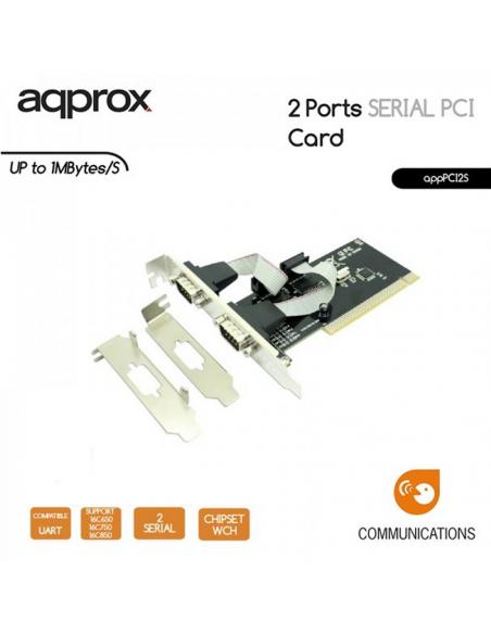 approx! APPPCI2S Tarj. Cont. 2 Serie PCI LP&HP