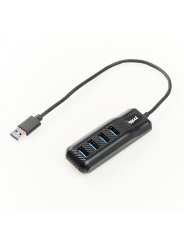 iggual Hub tipo A x 4 puertos USB 3.1 CARBON